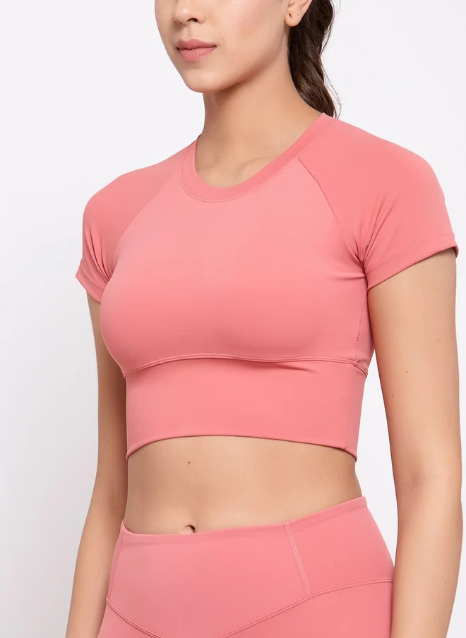 ليس اند مي  Laceandme Women Pink Solid Tracksuit